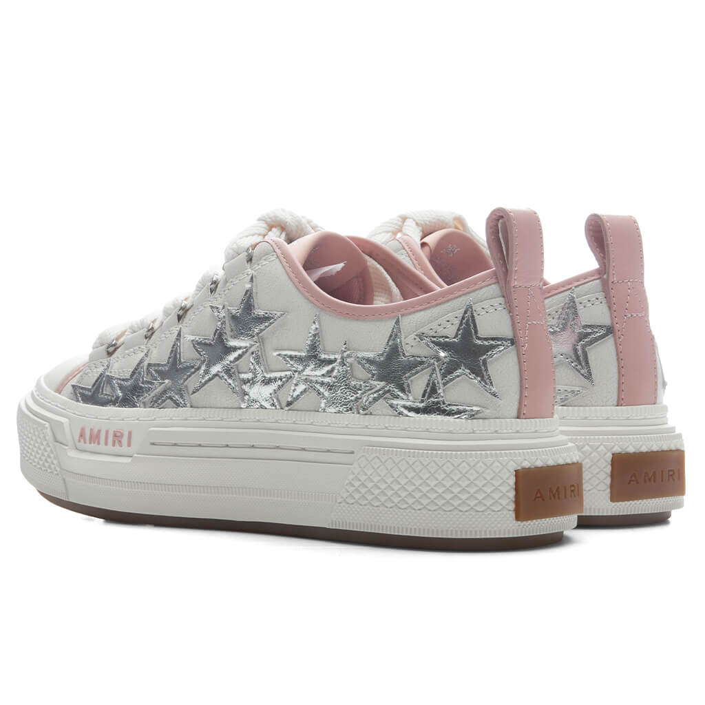 Women's Metallic Stars Court Low - Pink Amiri
