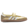 Women's Samba Jane - Gold Metallic/Cloud White/Gum Adidas Originals