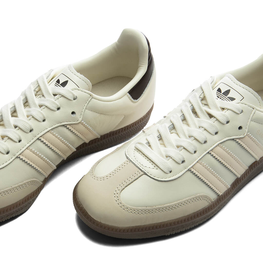 Women's Samba OG - Off White/Wonder White/Aurora Coffee Adidas Originals