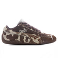 Women's Speedcat Cow Print - Chocolate Brown/Gum Puma