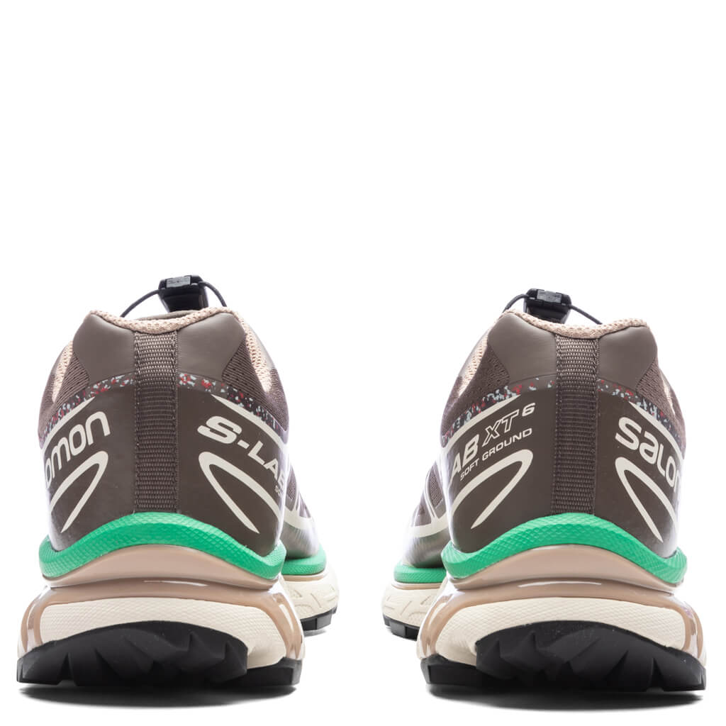 XT-6 Mindful - Falcon/Almond Milk/Bright Green Salomon