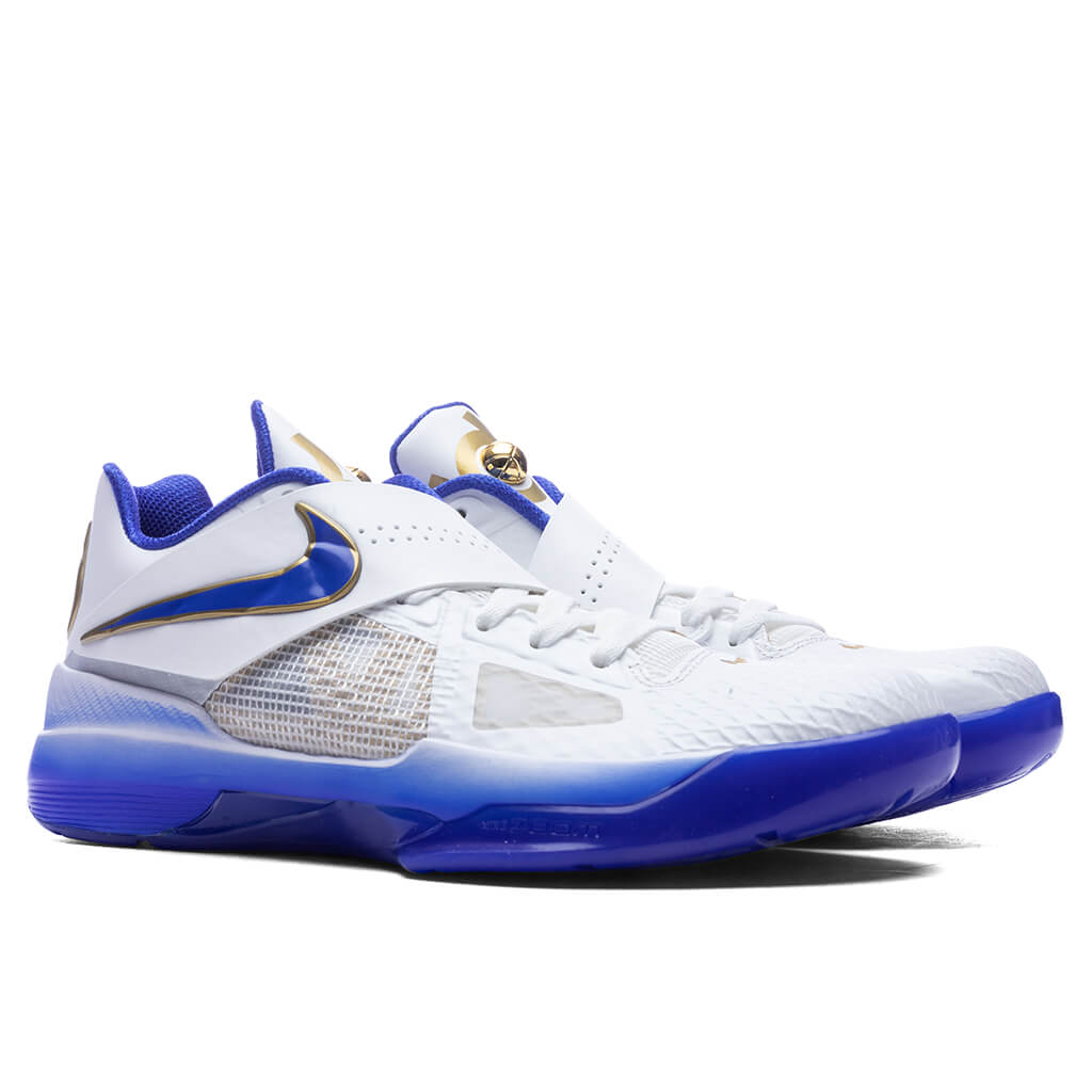 Zoom KD IV 'Alternate MVP' - Summit White/Hyper Royal/Metallic Gold Nike