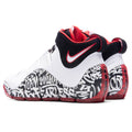 Zoom Lebron IV - White/Black/University Red Nike