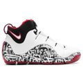 Zoom Lebron IV - White/Black/University Red Nike
