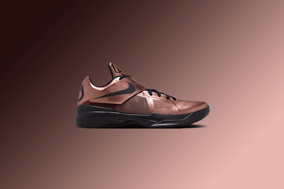 Zoom KD IV 'Christmas' - Metallic Copper/Black Nike