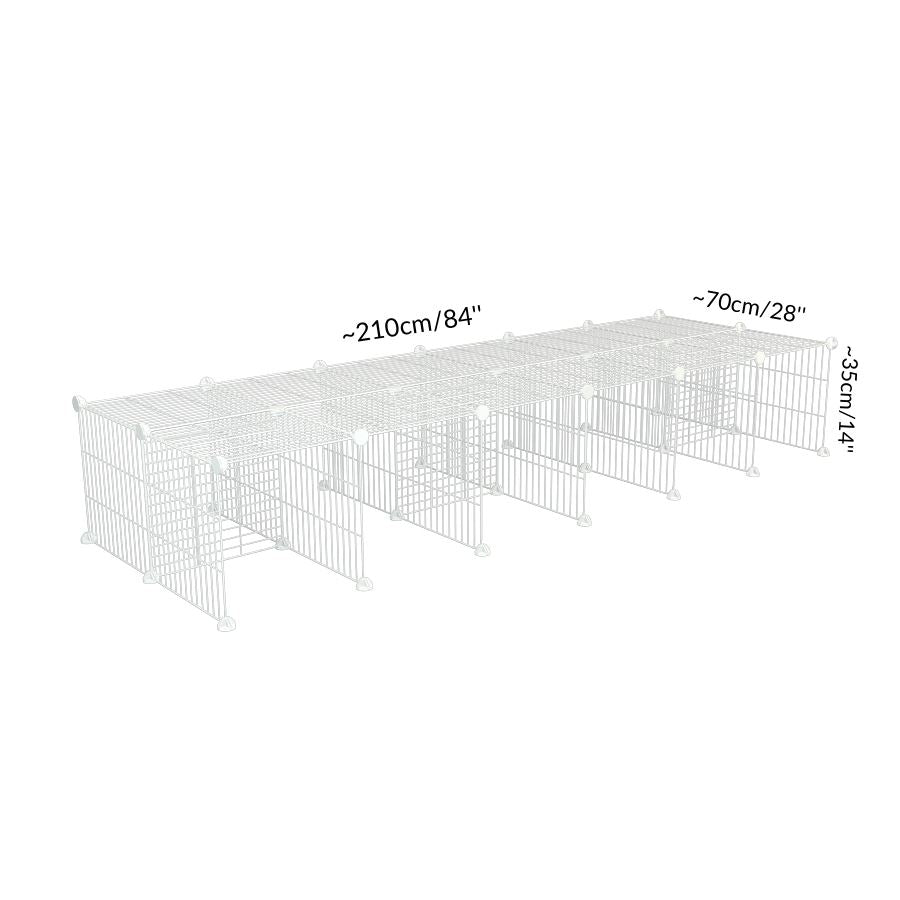 White C&C Guinea Pig Cage Stand Kavee Pets Ltd UK