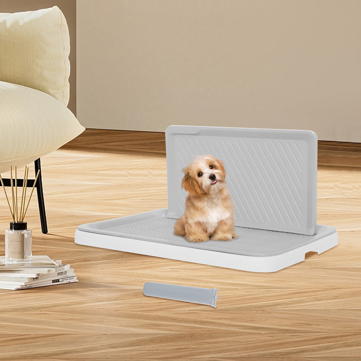 Dog Potty Tray with Wall Pawora UK