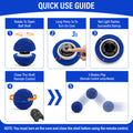 Smart Interactive Dog Toy, Indestructible E-TPU Toy Ball for Aggressive Chewers, Automatic Moving, Rechargeable Ball Pawora
