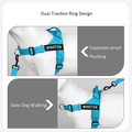 Personalized Dog Harness Reflective Adjustable Dog Harness Vest For small Medium large Dog Harness Vest Training Walking Running Pawora