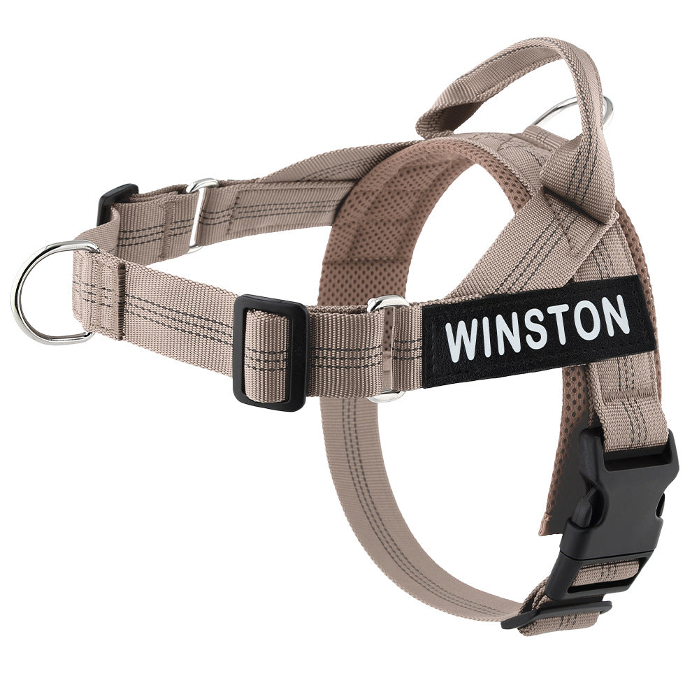Personalized Dog Harness Reflective Adjustable Dog Harness Vest For small Medium large Dog Harness Vest Training Walking Running Pawora
