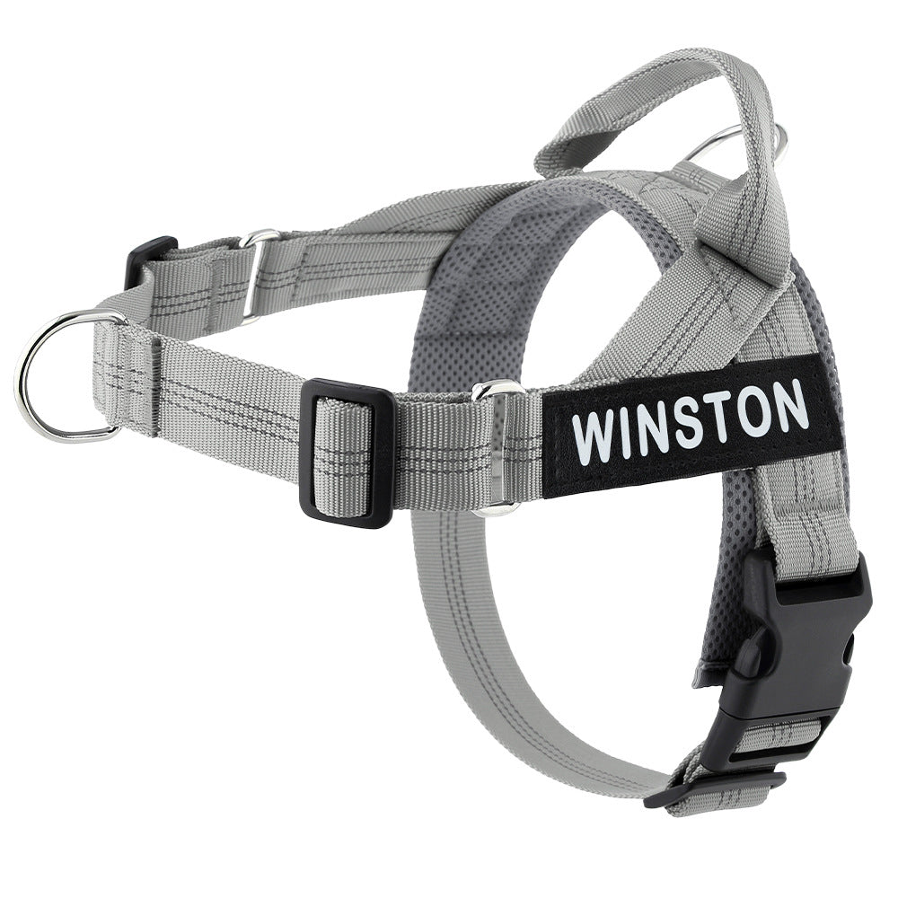 Personalized Dog Harness Reflective Adjustable Dog Harness Vest For small Medium large Dog Harness Vest Training Walking Running Pawora