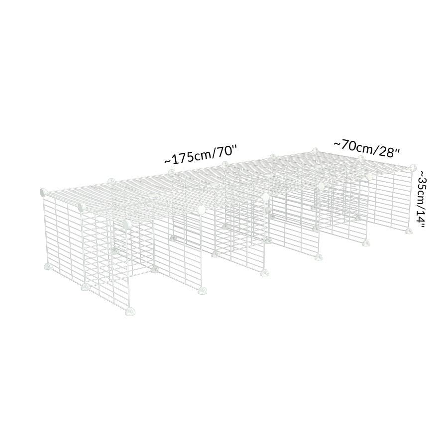 White C&C Guinea Pig Cage Stand Kavee Pets Ltd UK