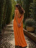 Women's Solid Color Backless Cami Dress TrendySpot