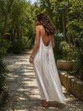 Women's Solid Color Backless Cami Dress TrendySpot