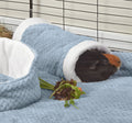 Extra Soft Tunnel for Guinea Pigs | Dusky Blue Kavee Pets Ltd UK