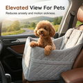 Quilted Pet Booster Car Seat Pawora UK